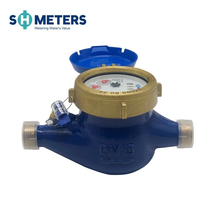R200 Multi Jet Water Meter Brass Body Dry Type Water Meter