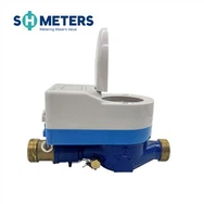 Méadar Uisce Réamhíoctha le Cárta IC Digiteach