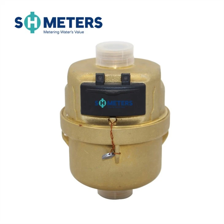 Volumetric Brass Body Class C Water Meter Pre-equipped For Pulse-emitter
