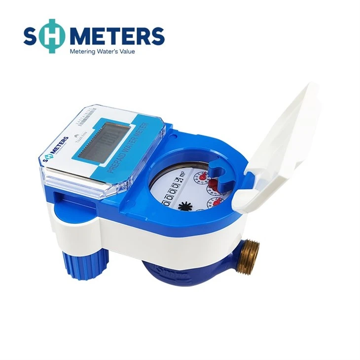 IC Card Smart Water Meter Brass Body With R100 factory